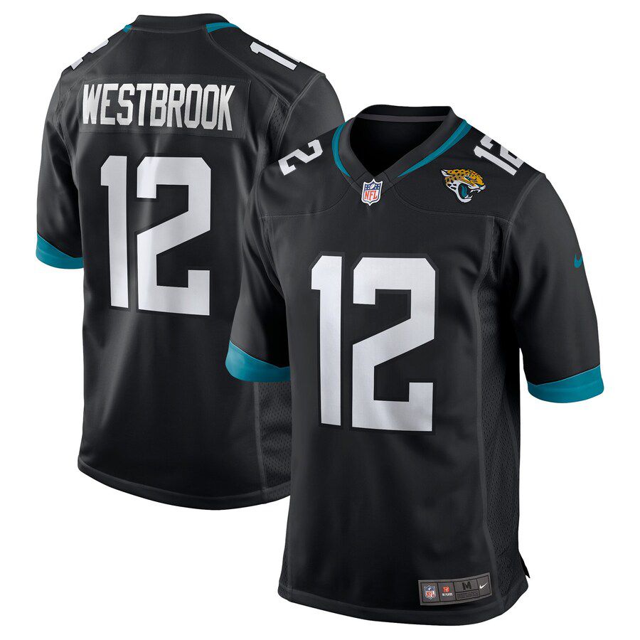 Men Jacksonville Jaguars #12 Dede Westbrook Nike Black Game NFL Jersey->jacksonville jaguars->NFL Jersey